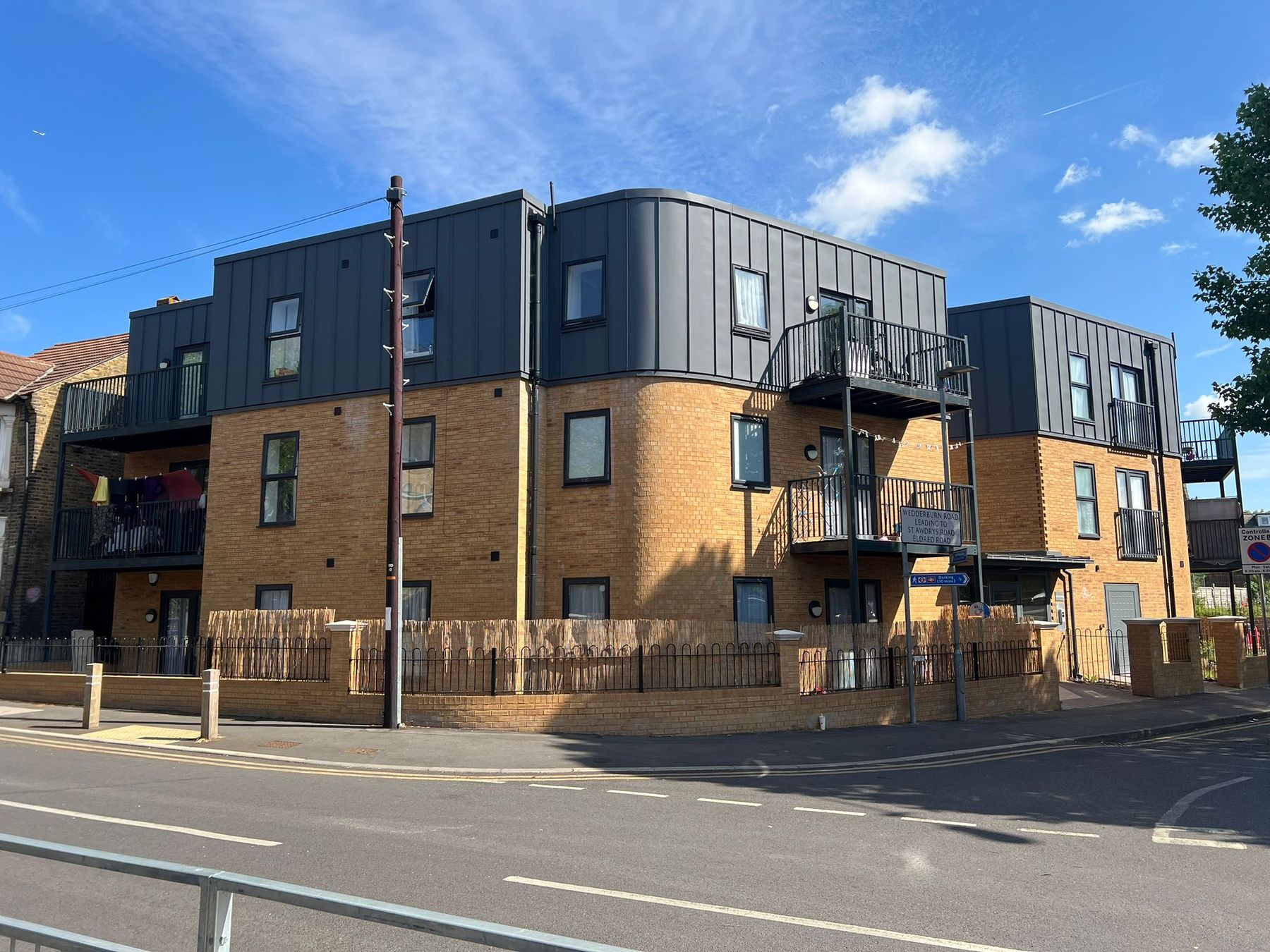 Barking Road development, E6, an entire block acquired and managed by Redwood Residences