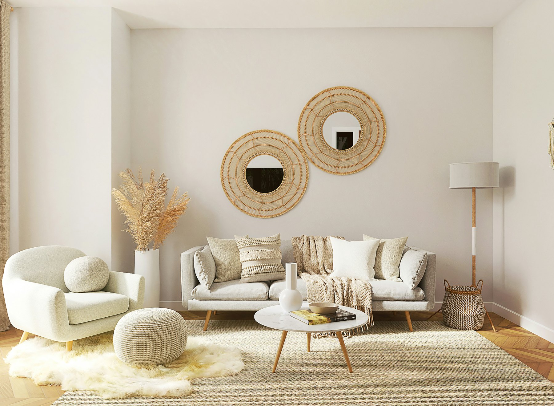 A well-presented living room in a Redwood Residences managed home